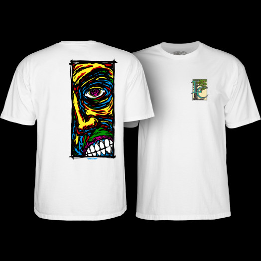Powell Peralta Lance Conklin Face T-Shirt White