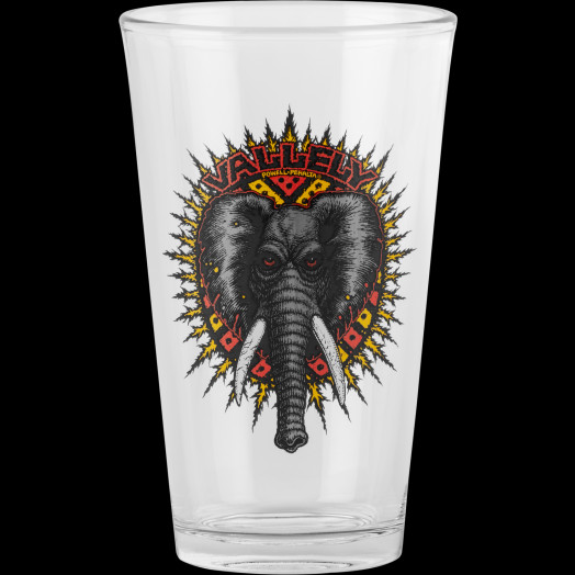 Powell Peralta Pint Glass Mike Vallely Elephant