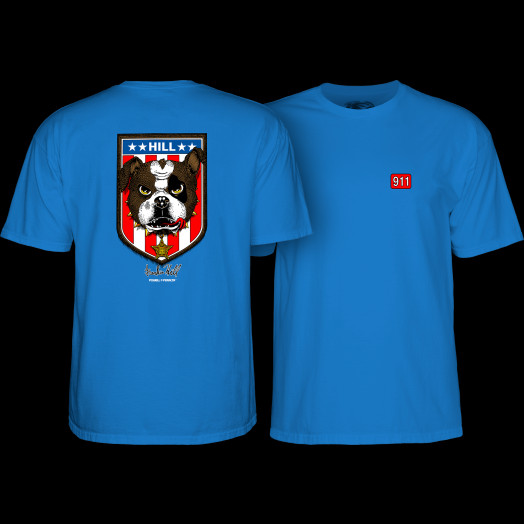 Powell Peralta Hill Bulldog T-Shirt Royal Blue - Powell-Peralta®