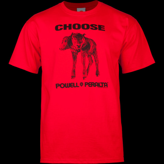 Powell Peralta "Choose" T-shirt - Red