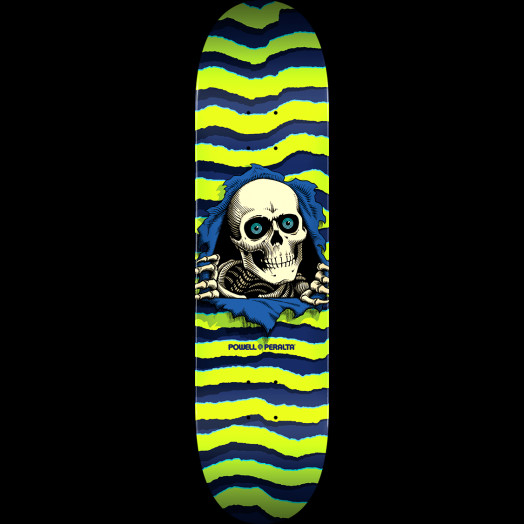 Powell Peralta Ripper Skateboard Deck Lime - Shape 242 - 8 x 31.45