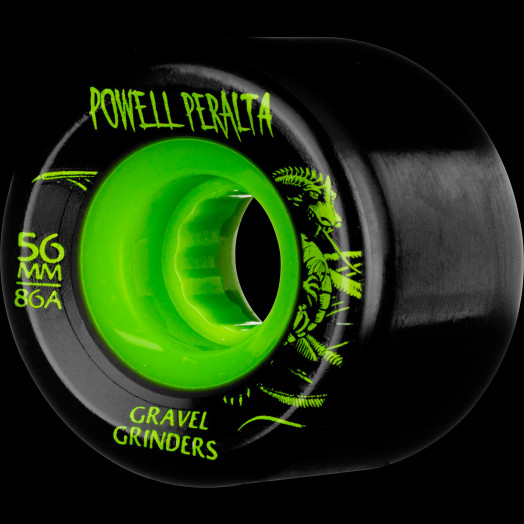 Powell Peralta Gravel Grinders 56mm 86a Wheels Green 4pk