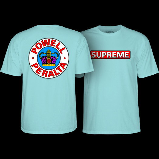 Powell Peralta Supreme T-Shirt Teal Ice