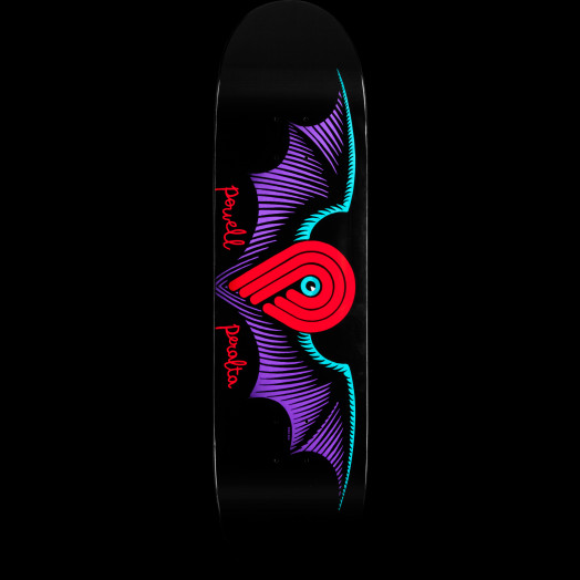 Powell Peralta Winged P Black Skateboard Deck - 8.5 x 31.8