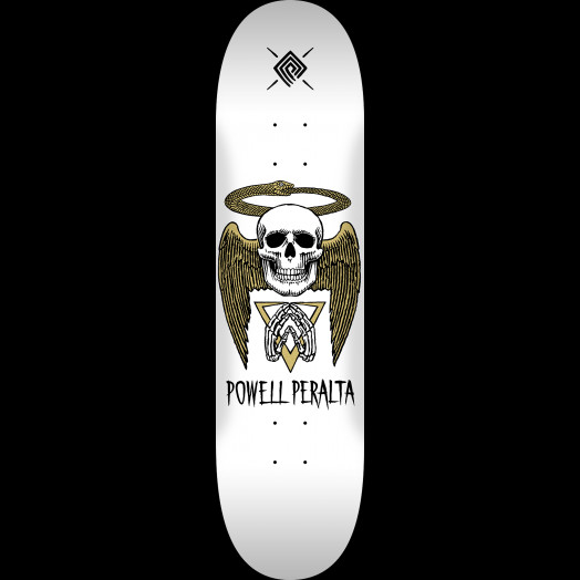 Powell Peralta Halo Snake Skateboard Deck White - Shape 244 - 8.5 x 32
