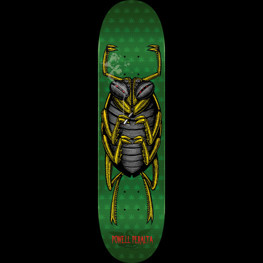 Powell Peralta Roach Skateboard Deck Green - Shape 247 - 8 x 31.45