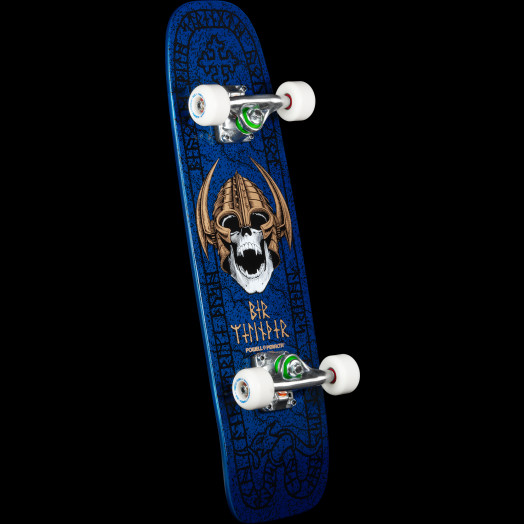 Powell Peralta OG Welinder Freestyle Skateboard Assembly Navy/ Gold - 7.25 x 27