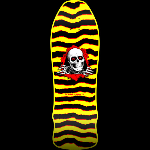 Powell Peralta GeeGah Ripper Skateboard Blem Deck Yellow - 9.75