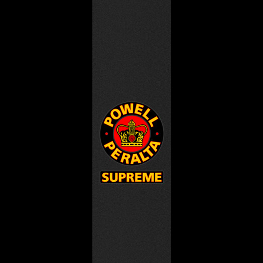Powell Peralta Grip Tape Sheet 10.5 x 33 Supreme (Black)