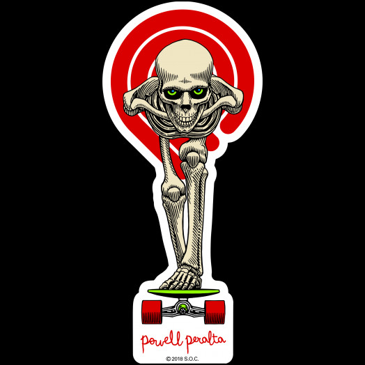 Powell Peralta Tucking Skeleton Sticker Single