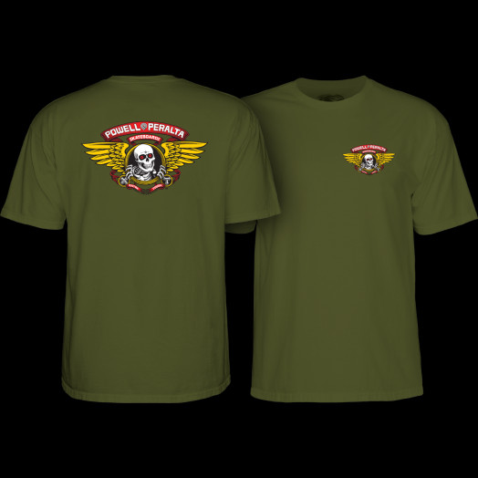 Powell Peralta Winged Ripper T-shirt Military Green