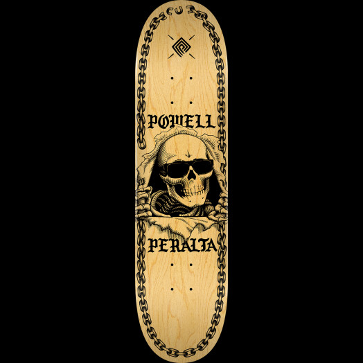 Powell Peralta Ripper Chainz Skateboard Blem Deck Natural - 9.05 x 32.95