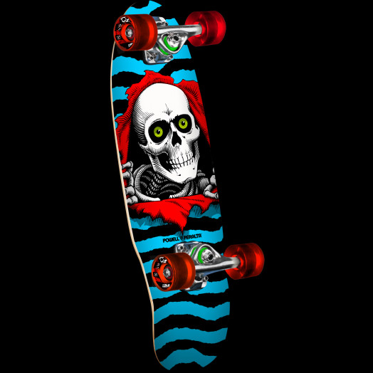 Powell Peralta Mini Ripper Blue Complete Skateboard - 7.5 x 24