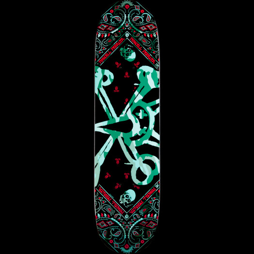 Powell Peralta Vato Rat Band Turquoise Skateboard Deck - 8.375 x 31.7