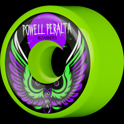 Powell Peralta Bomber Wheel 3 Green 60mm 85a 4pk