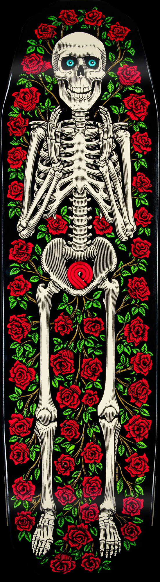 Powell Peralta Casket Skateboard Deck Funshape - 8.75 x 32