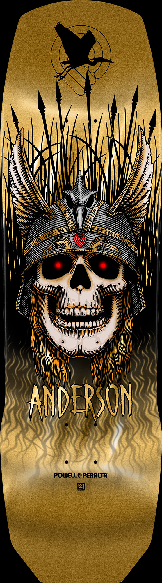 Powell Peralta Pro Andy Anderson Heron 7-Ply Maple Skateboard Deck