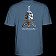 Powell Peralta Skull & Sword T-Shirt Indigo Blue