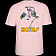 Powell Peralta Skateboarding Skeleton YOUTH T-shirt - Light Pink