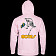 Powell Peralta Sk8board Skeleton Hooded Sweatshirt Light Pink