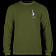 Powell Peralta Skull and Sword L/S T-shirt Military Green