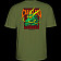 Powell Peralta Steve Caballero Street Dragon T- Shirt Military Green