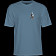 Powell Peralta Skull & Sword T-Shirt Indigo Blue