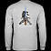 Powell Peralta Skull & Sword L/S Shirt Sport Gray