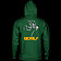 Powell Peralta Sk8Board Skeleton Hooded Sweatshirt Mid Weight Alpine Green