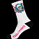 Powell Peralta Ripper Cotton Socks Checker Blue/Pink/White