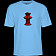 Powell Peralta Andy Anderson Hydrant Youth T-Shirt Carolina Blue