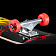 Powell Peralta Skull and Sword Complete Skateboard Red - 7.5 x 31.375