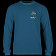 Powell Peralta Skateboarding Skelton L/S T-Shirt Slate Blue