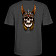Powell Peralta Andy Anderson Skull T-Shirt - Charcoal Heather