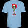 Powell Peralta Tucking Skeleton T-Shirt Baby Blue