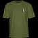 Powell Peralta Skull & Sword T-Shirt Military Green