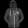 Powell Peralta Ripper Hooded Zip - Charcoal