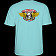 Powell Peralta Winged Ripper T-Shirt Teal Ice