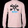 Powell Peralta Rat Bones L/S T-shirt Light Pink