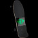 Powell Peralta Geegah Skull & Sword Skateboard Assembly - Green Foil  9.75 179