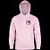 Powell Peralta Rat Bones Hooded Sweatshirt Mid Weight Light Pink