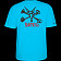 Powell Peralta Rat Bones YOUTH T-shirt - Turquoise