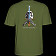 Powell Peralta Skull & Sword T-Shirt Military Green