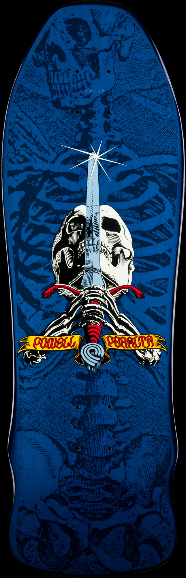 Powell Peralta Rodriguez Geegah Skull and Sword Skateboard Deck