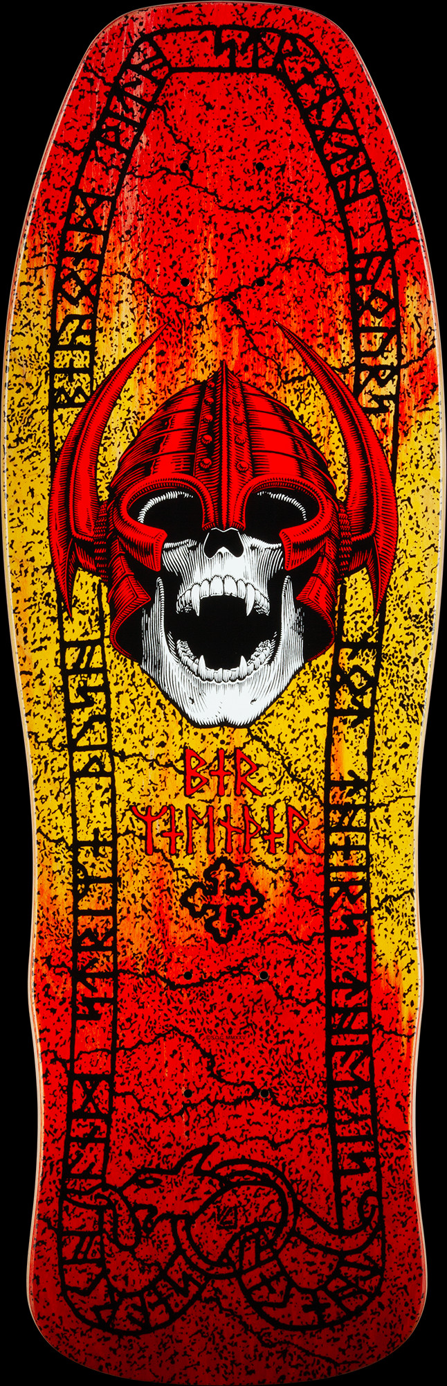 Powell Peralta Welinder Classic Skateboard Deck Red/Yellow Fade