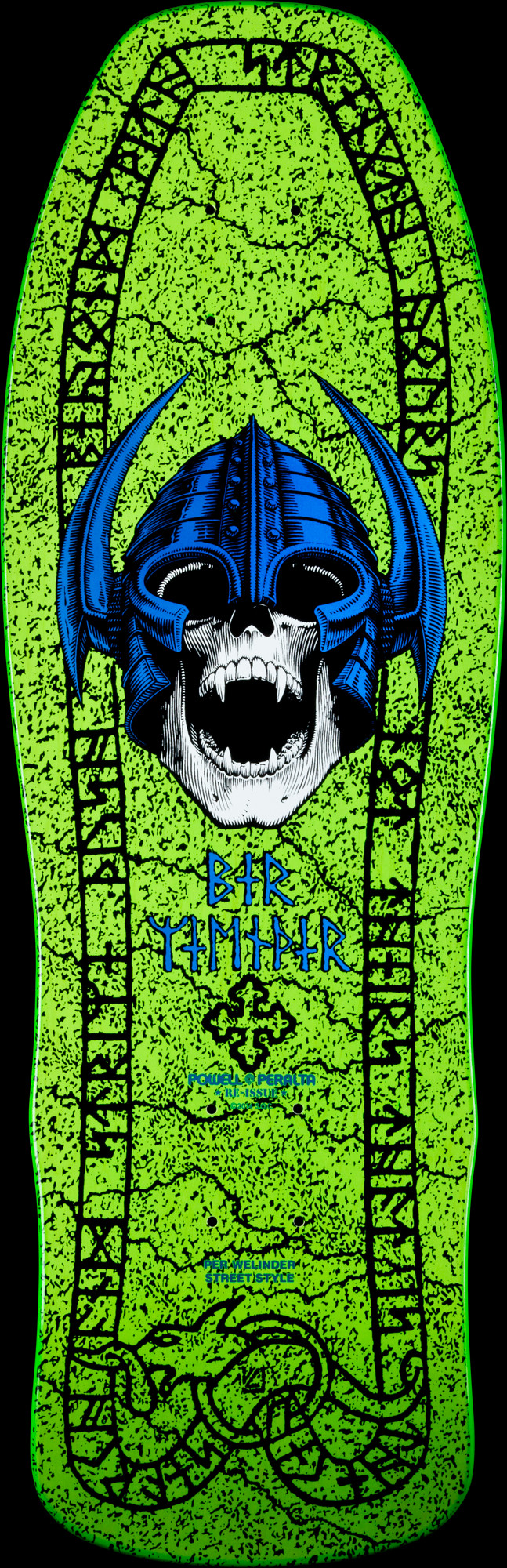 【粋な遊び心】未使用　スカル柄 両面袋帯 リバーシブル ミントグリーン 骸骨 Powell Peralta Per Welinder Nordic Skull Skateboard Deck Green