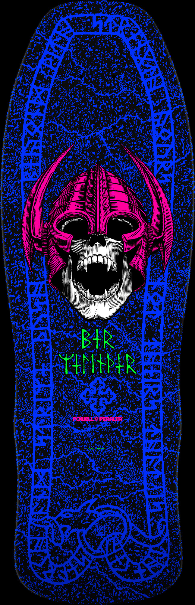 Powell Peralta Welinder Classic Skateboard Deck Blacklight - 9.62