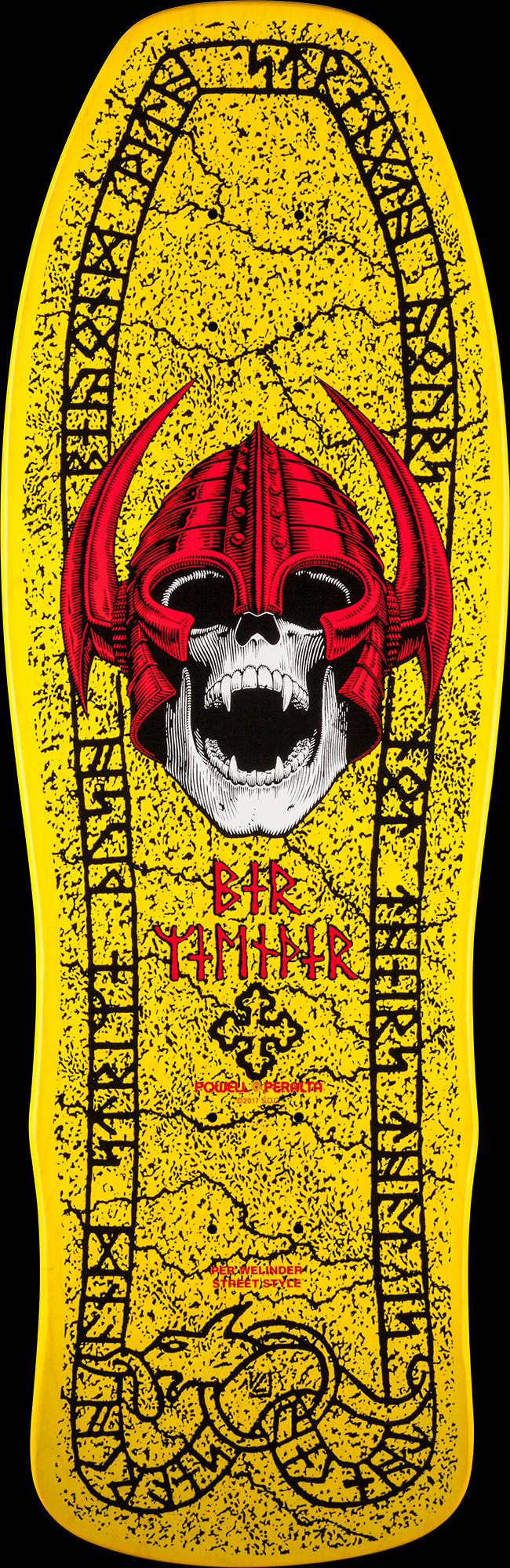 Powell Peralta Per Welinder Nordic Skull Skateboard Deck
