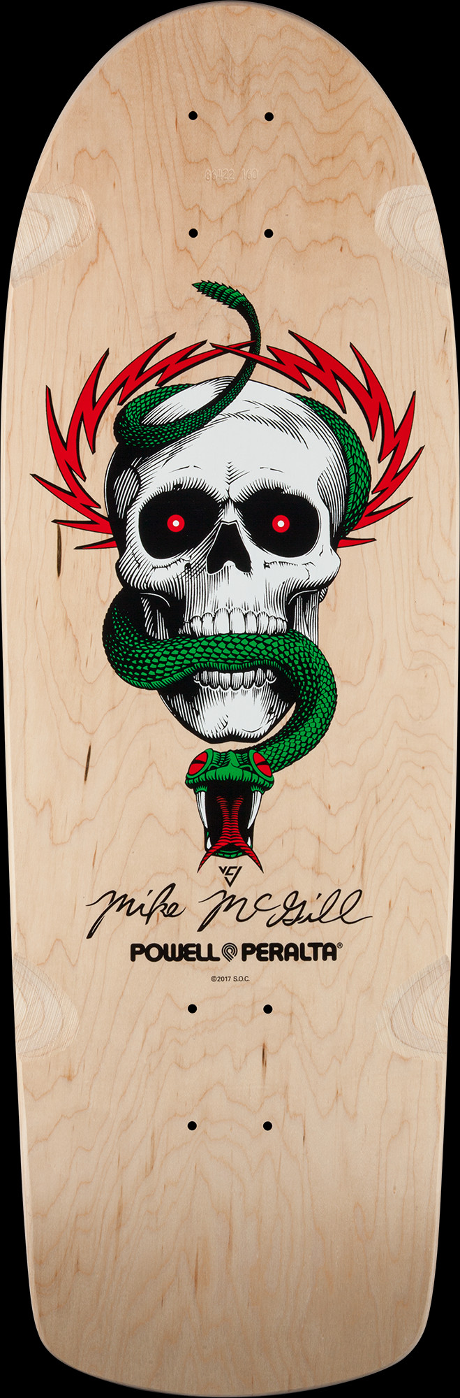 Powell Peralta McGill OG Skull and Snake Skateboard Deck Natural