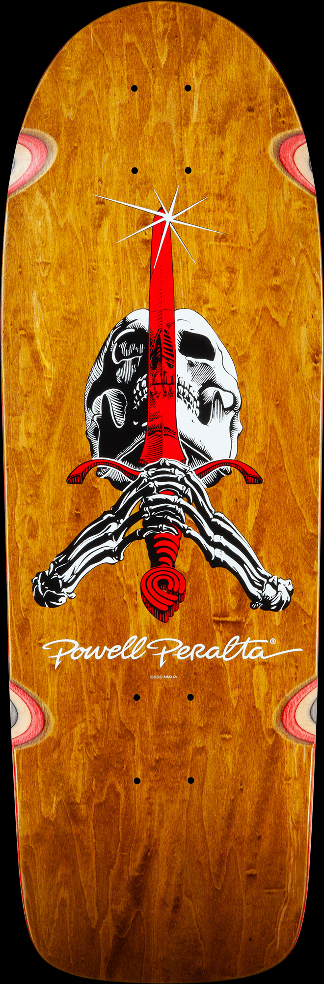 80s〜90s \"Powell Peralta\" L/S Powell Peralta Old School Ripper White / Pink 10